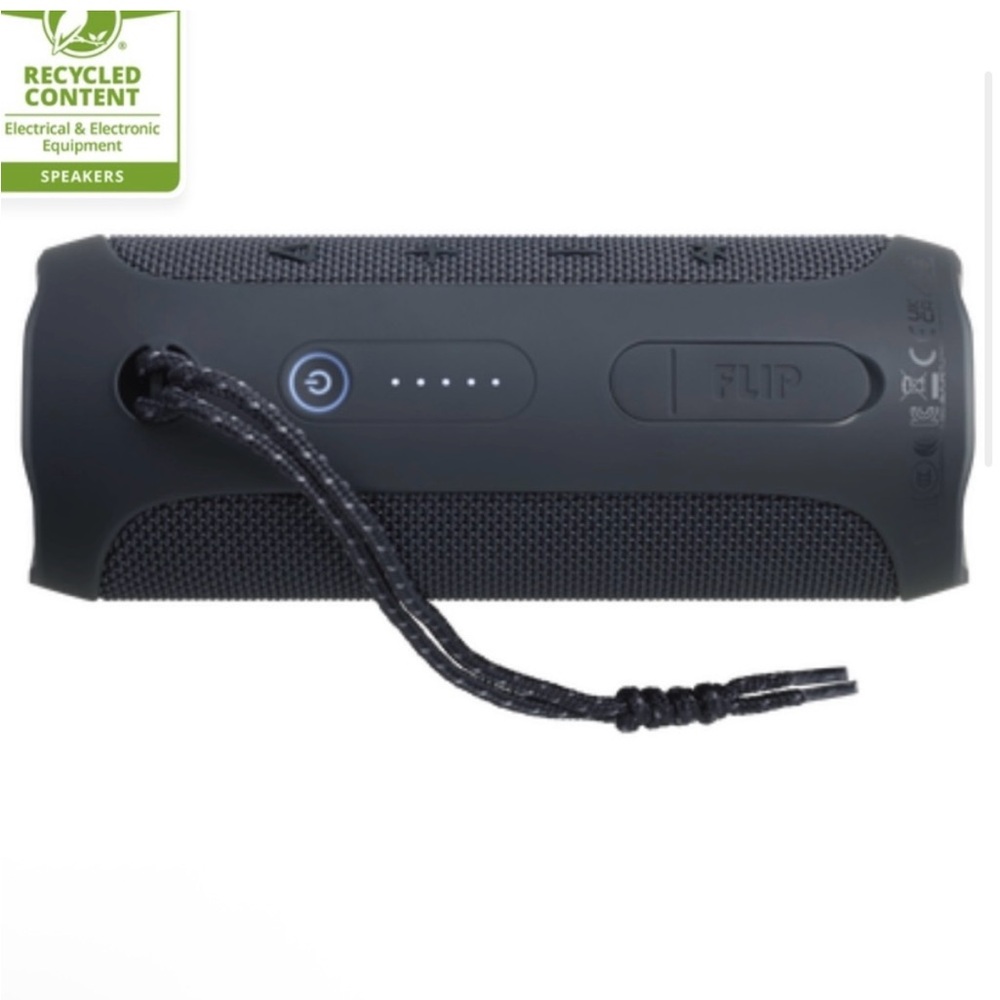 JBL Flip 5 Portable Bluetooth Speaker - Black